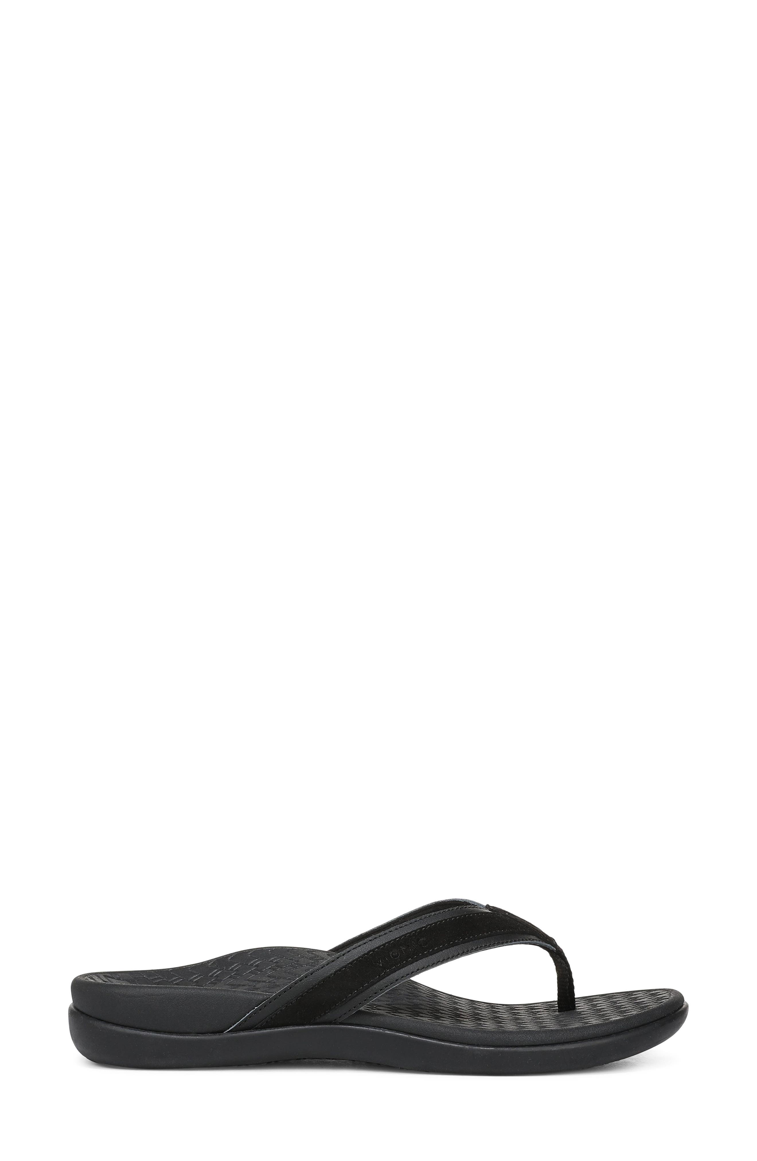 Vionic Tide 2.0 Flip Flop, Alternate, color, Black
