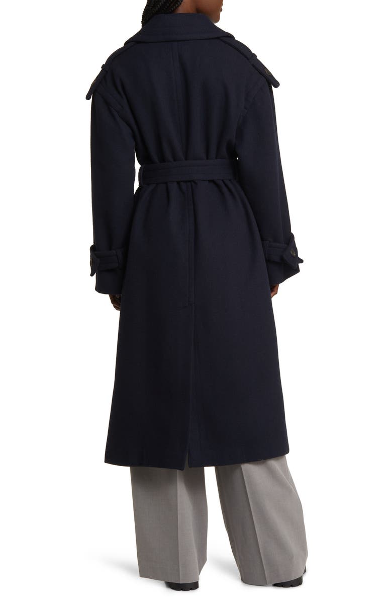 ASOS DESIGN Belted Trench Coat, Alternate, color, 