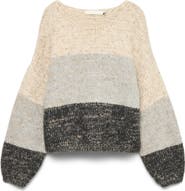 VERO MODA Jenna Colorblock Boatneck Sweater