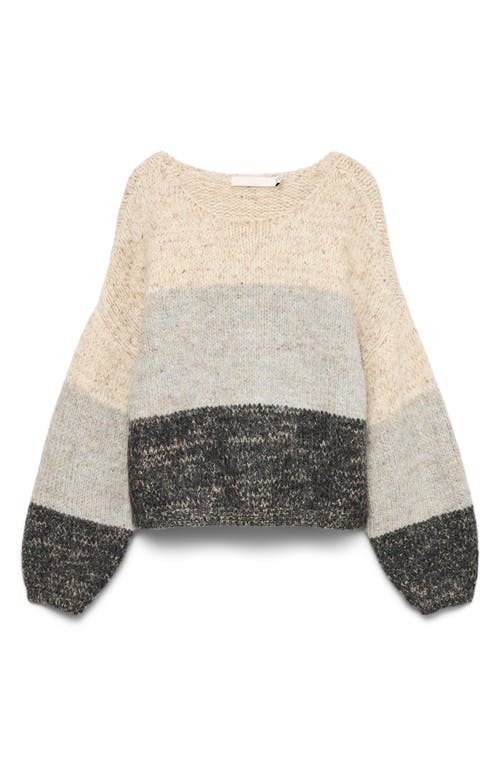 Vero Moda Jenna Colorblock Boatneck Sweater In Multi