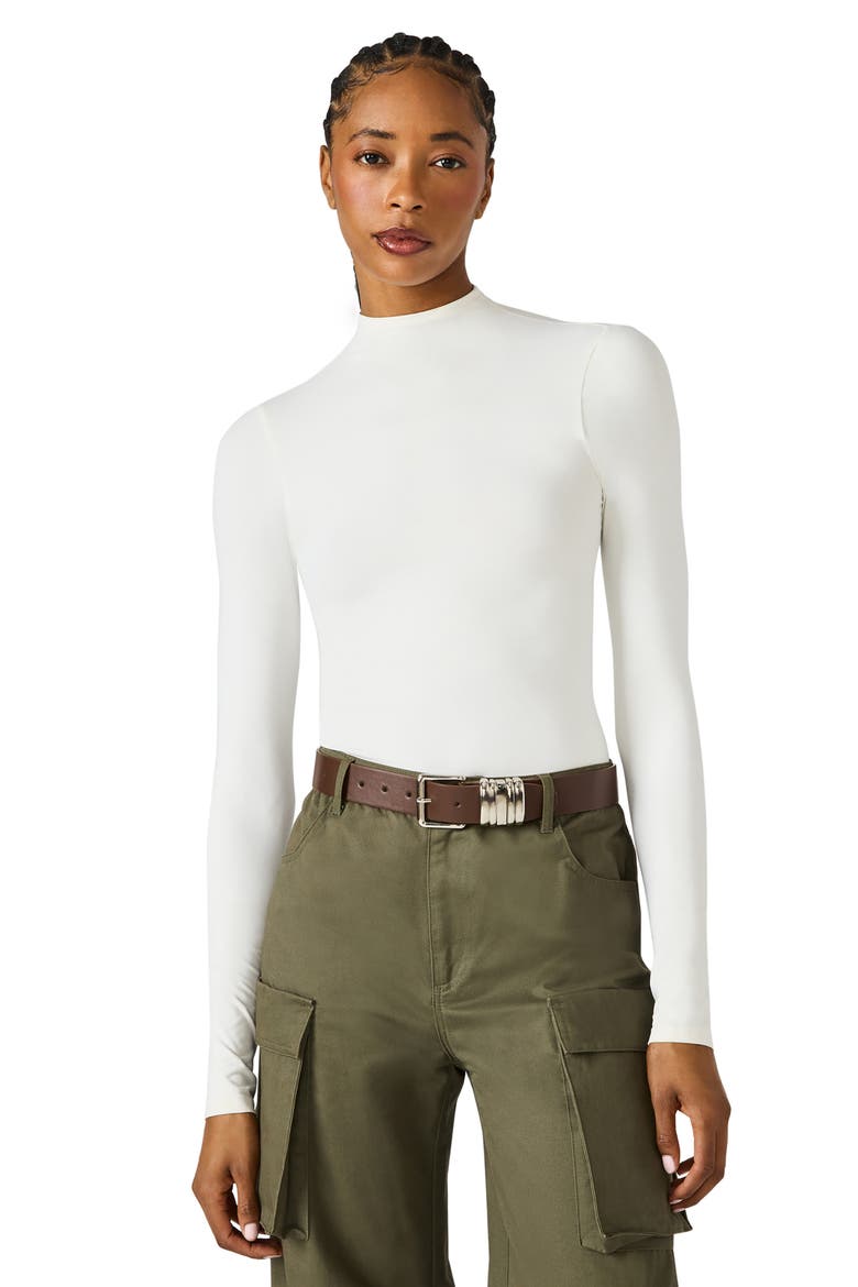 Multi Keeper Faux Leather Belt, Alternate, color, CHOCOLATE