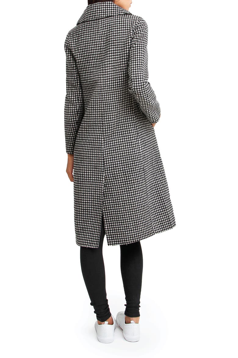 Save My Love Wool Coat, Alternate, color, BLACK/WHITE