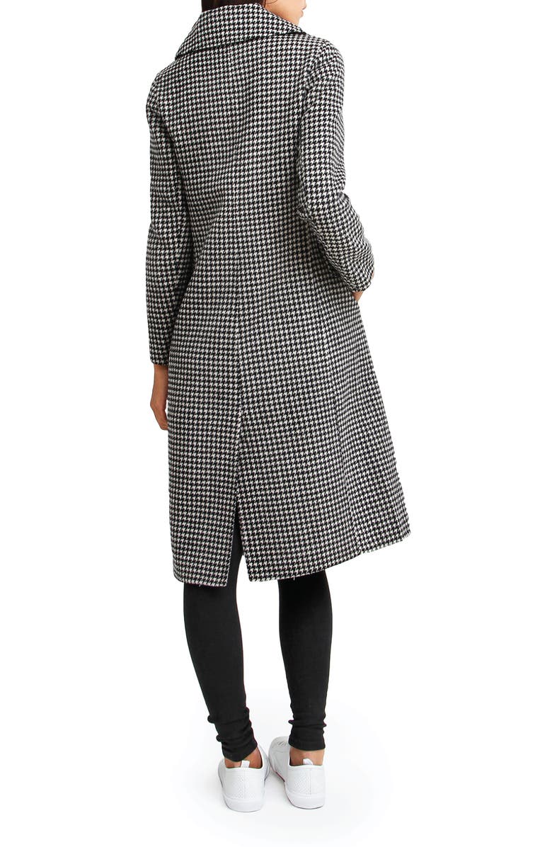 Belle & Bloom Save My Love Wool Coat, Alternate, color, Black/White