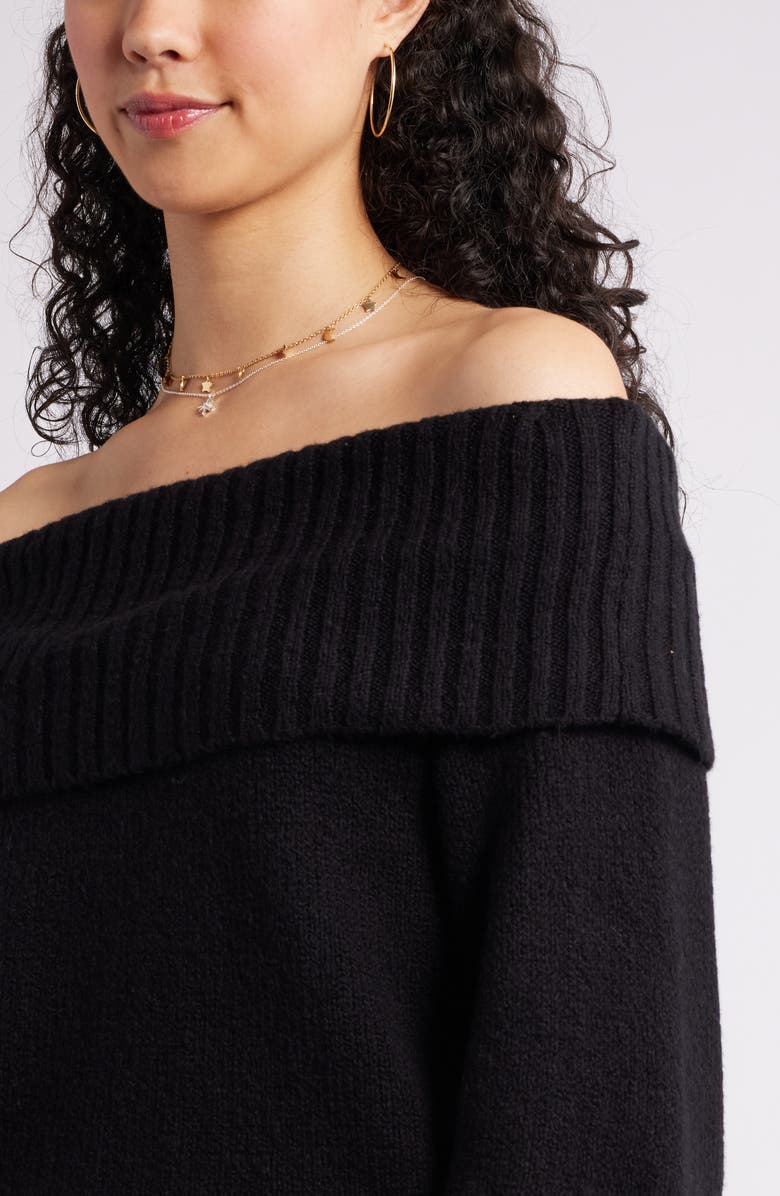 BP. Off the Shoulder Sweater, Alternate, color,