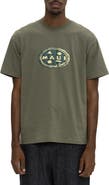 Maui & Sons Impression Graphic Print Cotton T-Shirt