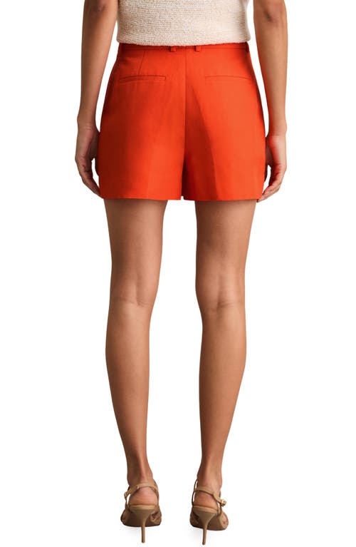 Reiss Raine Pleated Flare Leg Shorts