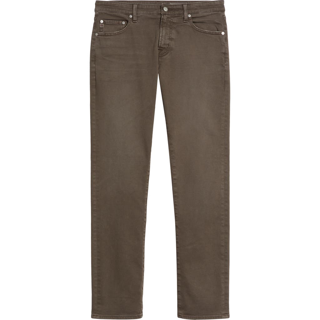 Ag Tellis Modern Slim Fit Jeans In 7 Years Sulfur Brown In Brown