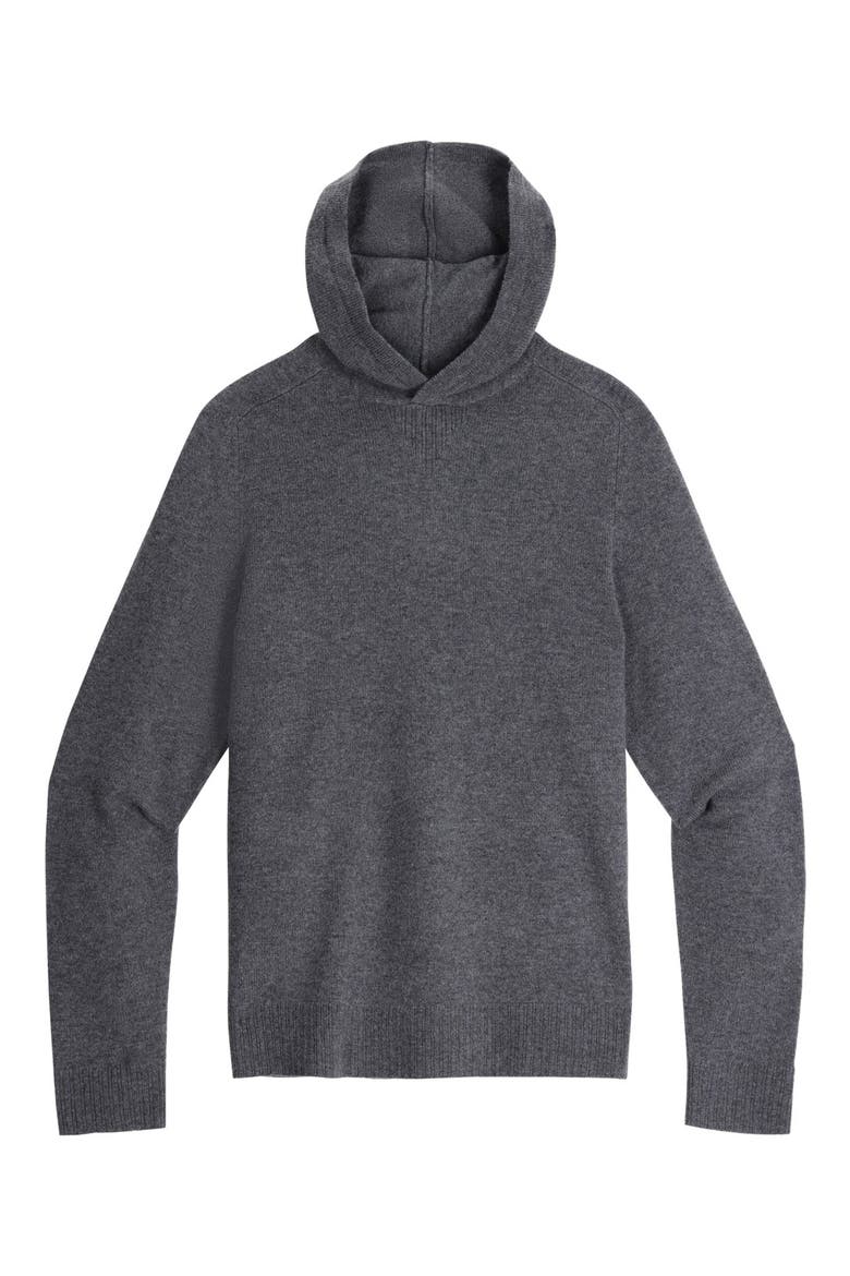 Rockcraft Merino Wool Hoodie, Main, color, LIGHT CHARCOAL HEATHER