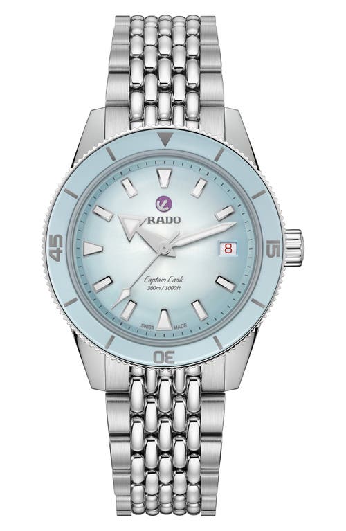 RADO Captain Cook Automatic Bracelet Watch, 39mm in Light Blue  product