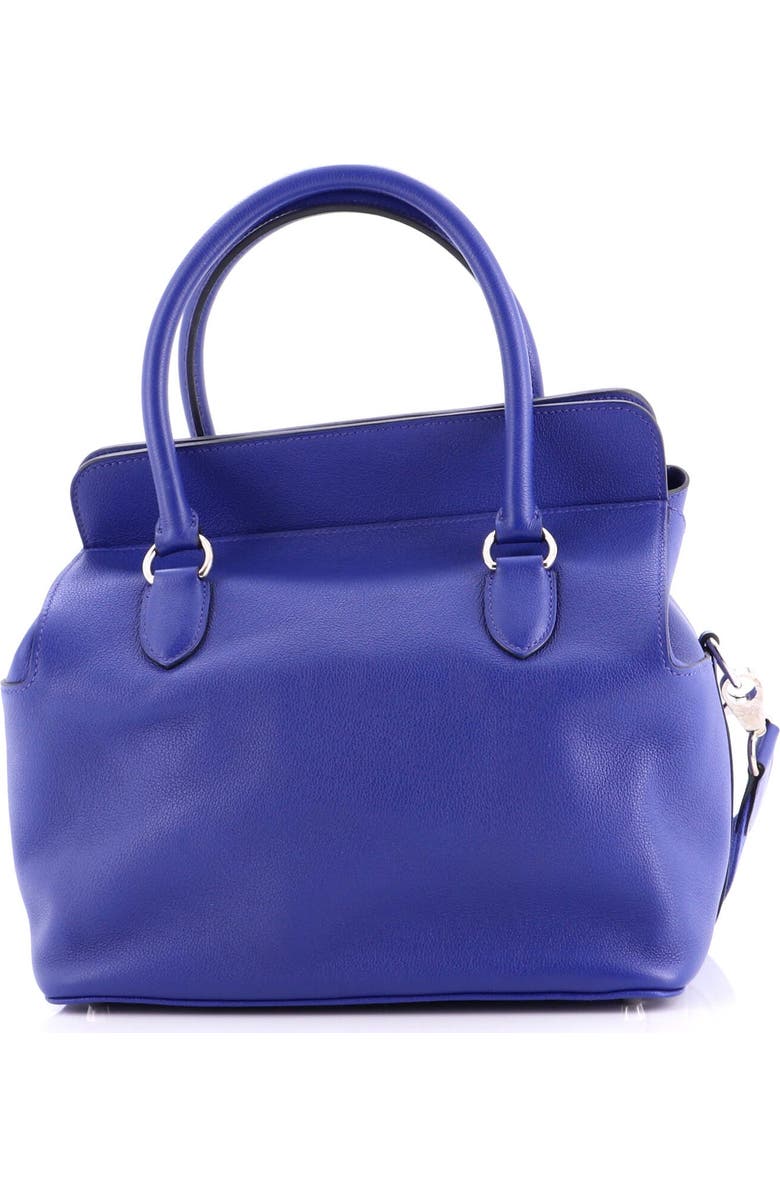Pre-Owned Hermes Toolbox Bag Evercolor 26, Alternate, color, Bleu Electrique