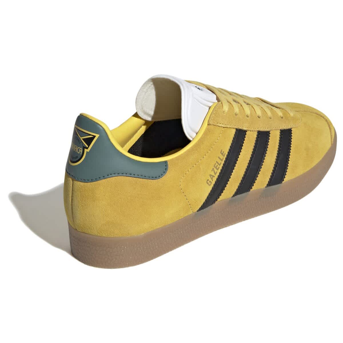 adidas Originals Men's adidas Originals Yellow Jamaica National Team Lifestyler Gazelle Shoes, Alternate, color, 
