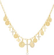 ATHRA LUXE Religious Charm Necklace