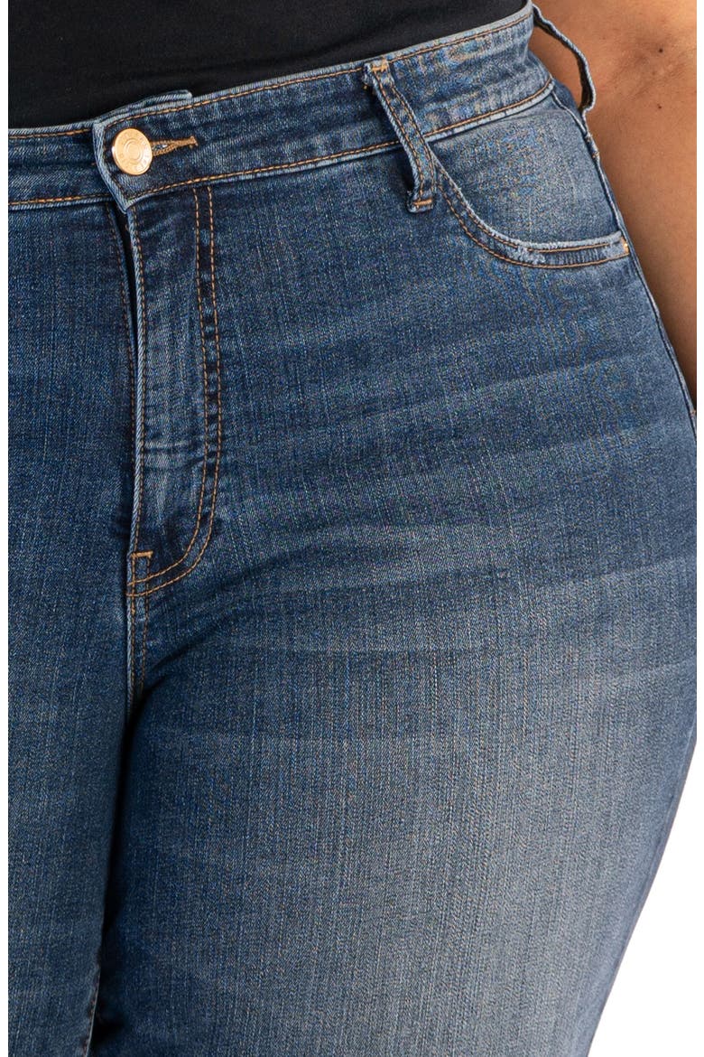 Reese High Waist Ankle Slim Straight Leg Jeans, Alternate, color, COZINESS