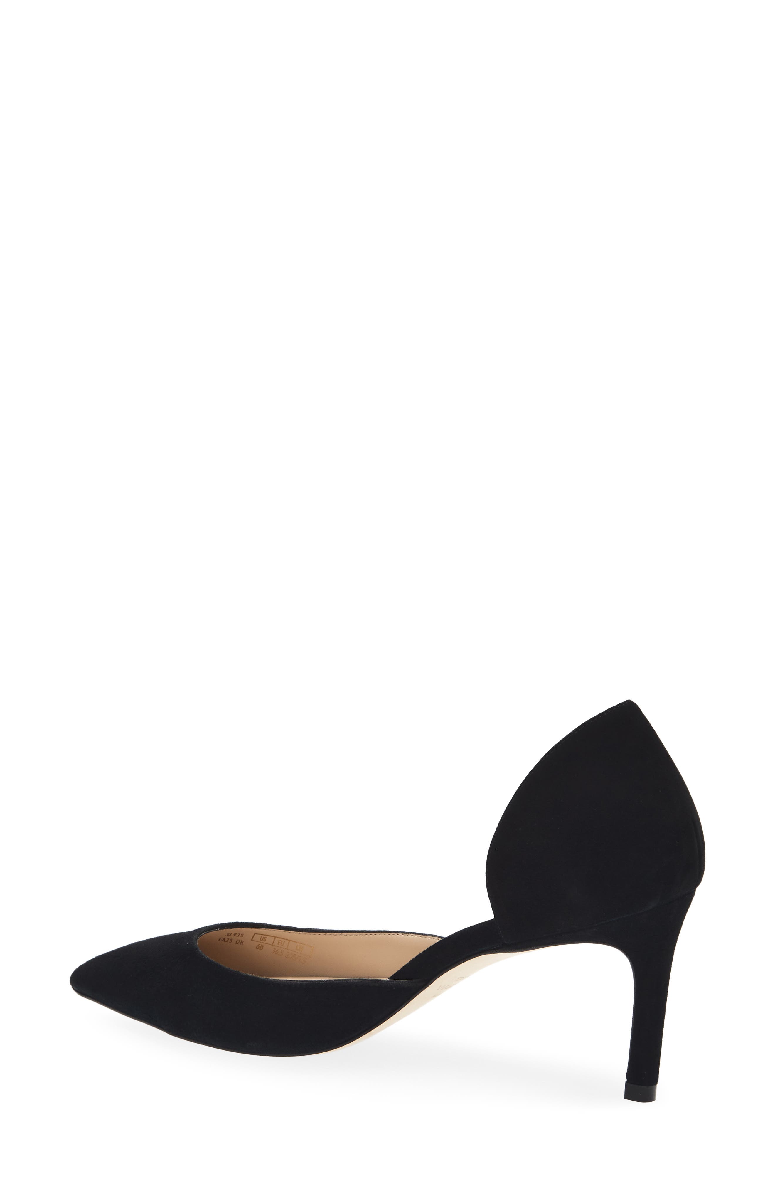 Stuart Weitzman Mara 75 d'Orsay Pump, Alternate, color, Black