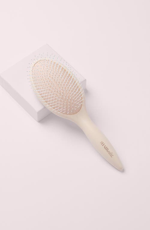 The Hair Edit Smooth & Polish Detangling Brush In Transparent