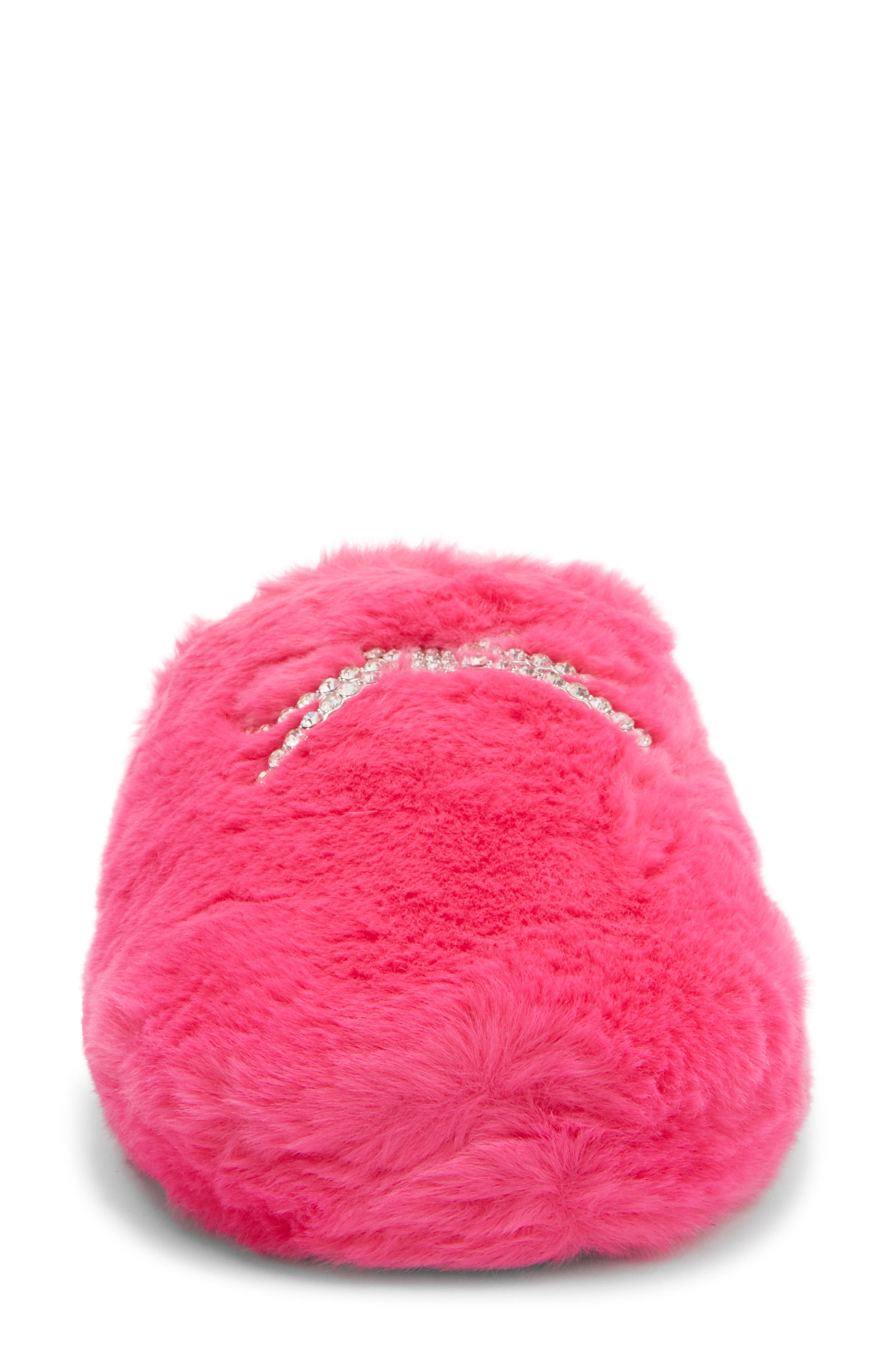 Abound Melody Faux Fur Scuff Slipper, Alternate, color, Pink Paradise