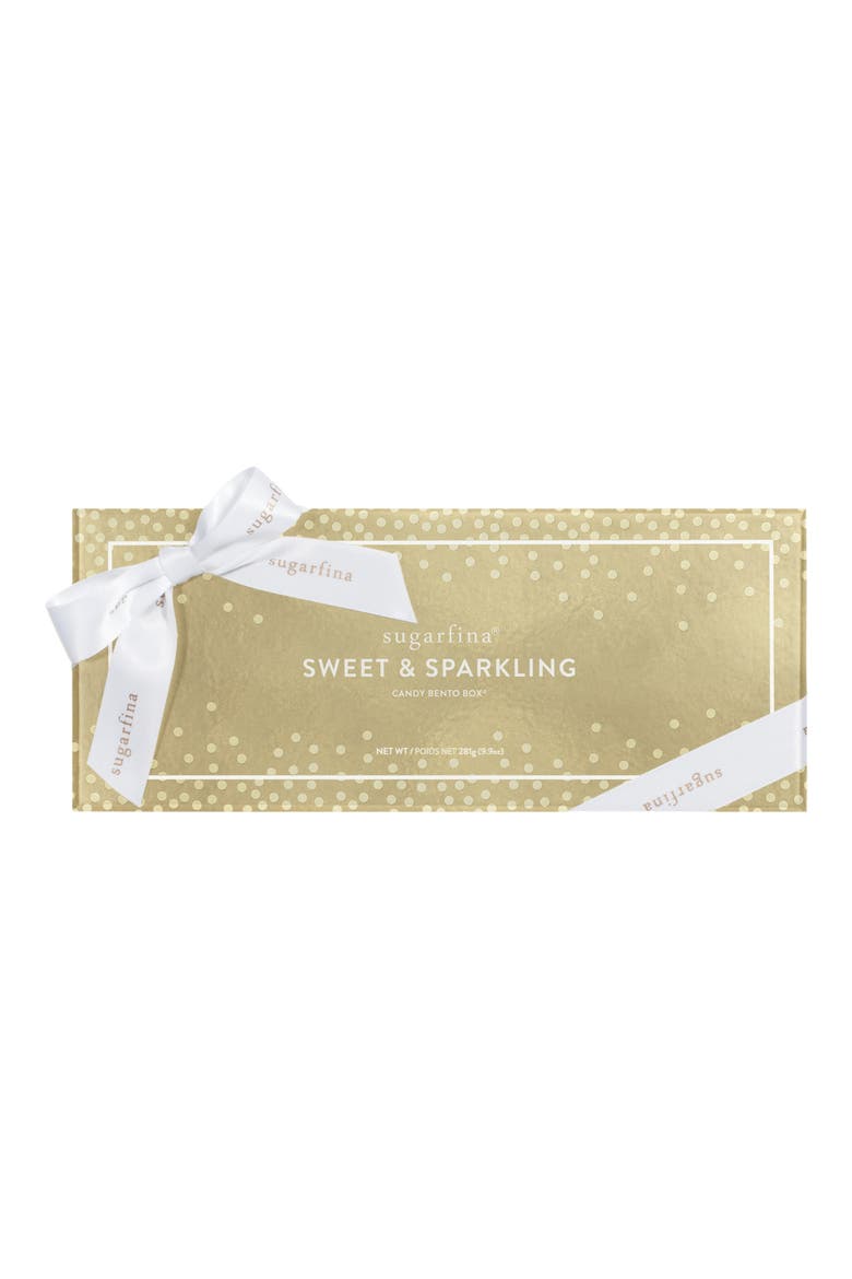 Sweet & Sparkling Set of 3 Candy Boxes, Main, color, METALLIC GOLD