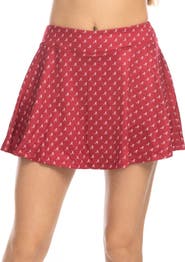 ZOOZATZ Women's ZooZatz Crimson Alabama Crimson Tide Allover Print Flowy Skort
