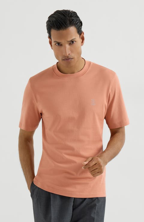 Jersey T-shirt with logo