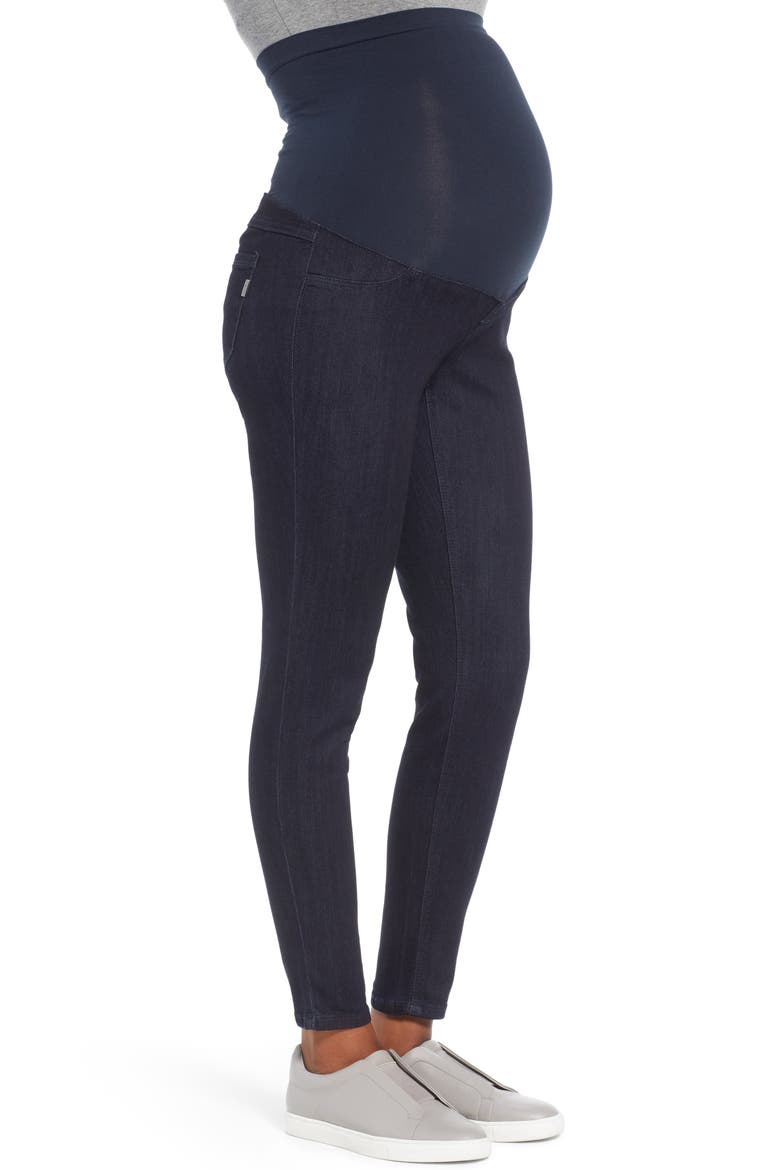 Ankle Skinny Maternity Jeans, Alternate, color, RINSE