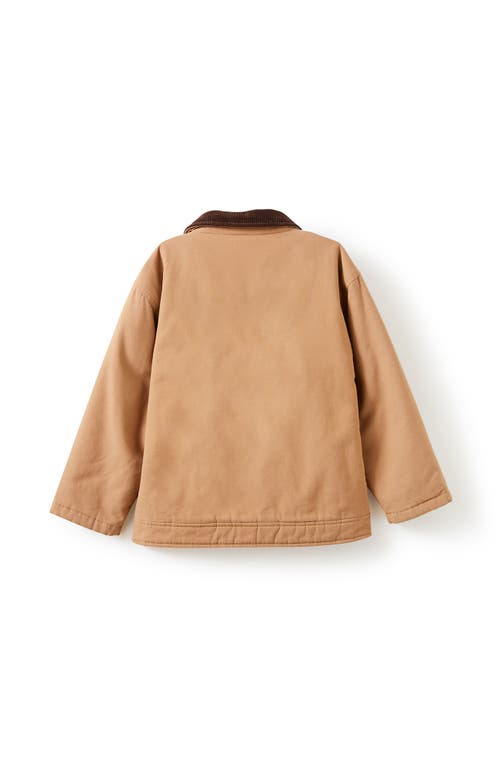 Cotton On Kids Kid's Cooper Cord Anorak Jacket In Brown