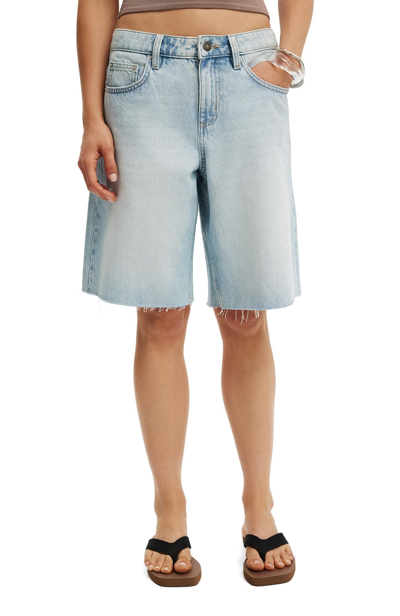Women's Baggy Denim Short - image 5