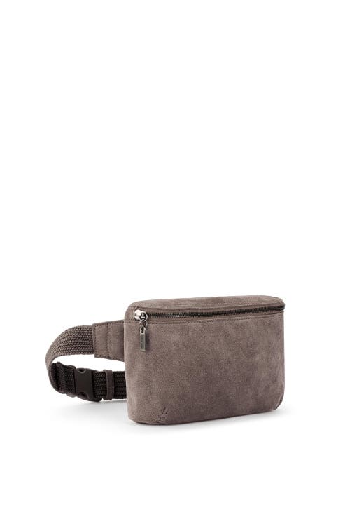 The Sak Caraway Small Belt Bag In Mushroom Suede