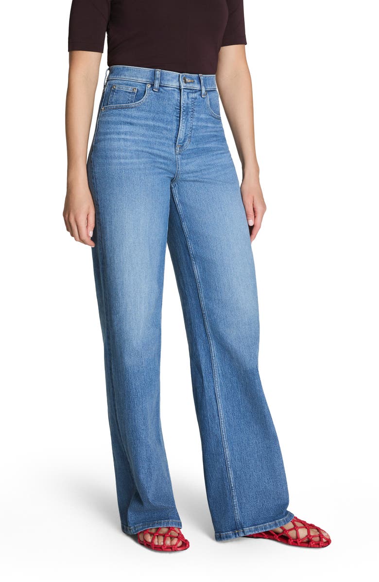 SPANX<sup>®</sup> SPANXshape<sup>™</sup> Authentic 360 Wide Leg Jeans, Alternate, color, Elysian