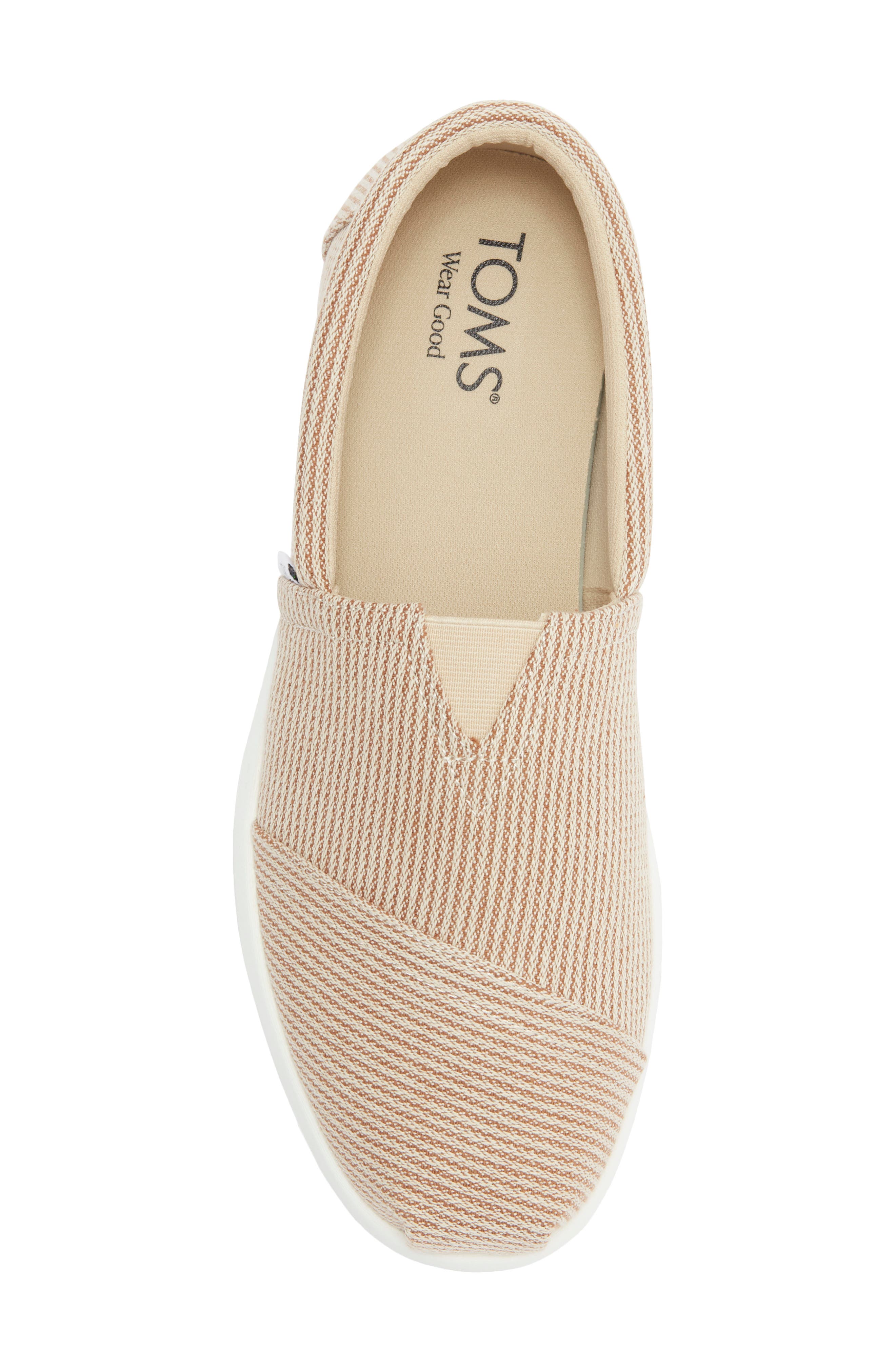 TOMS Alp FWD Slip-On Shoe, Alternate, color, Beige