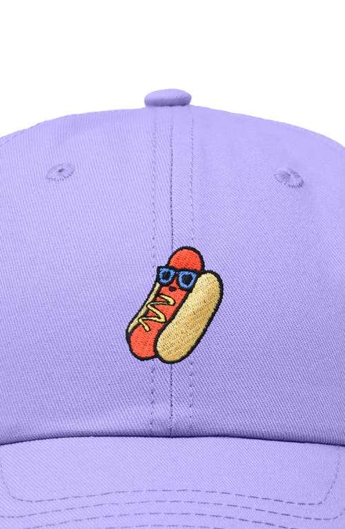 Dalix Dog Days Embroidered Casual Cap In Lavender