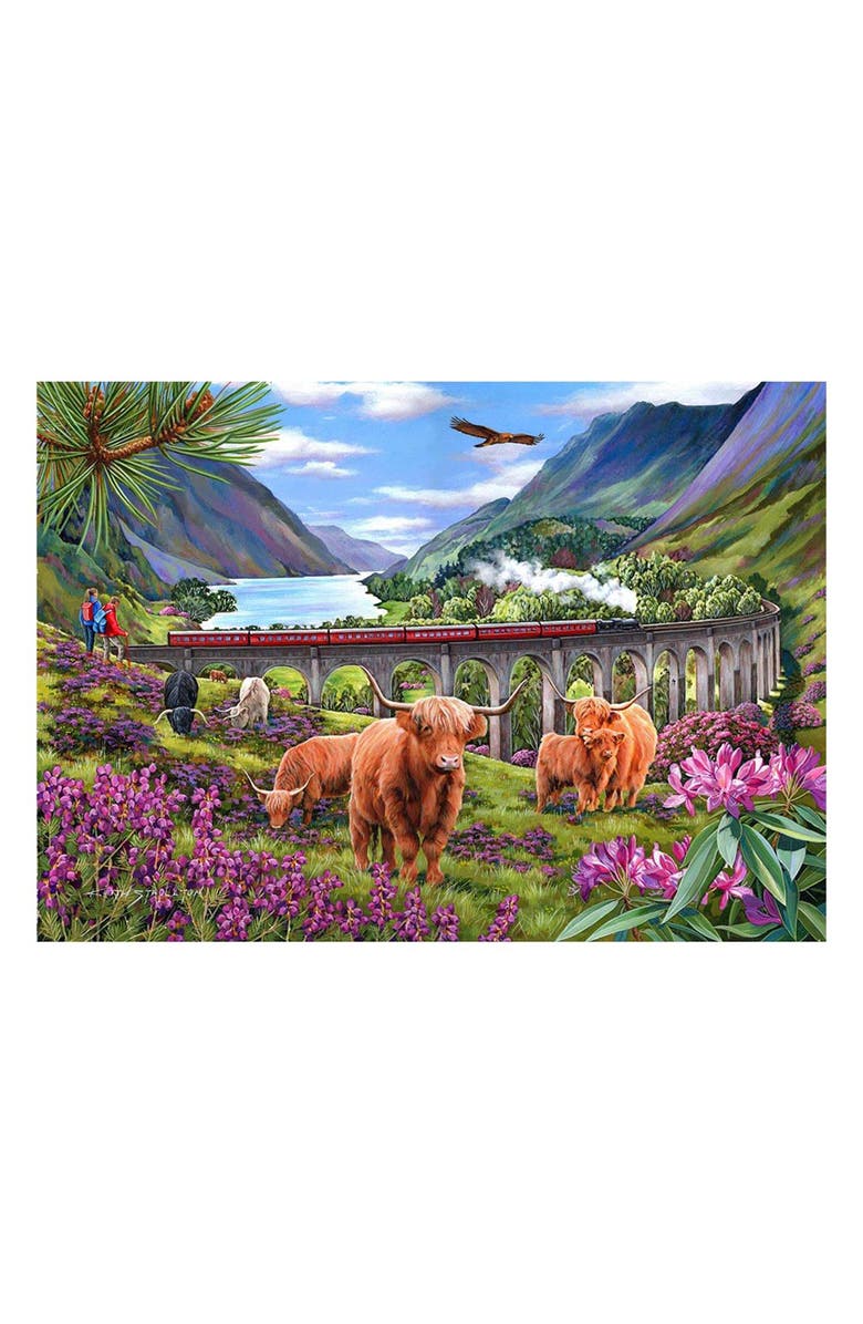 The House of Puzzles Glenfinnan Ladies Big 500-Piece Jigsaw Puzzle, Alternate, color, 