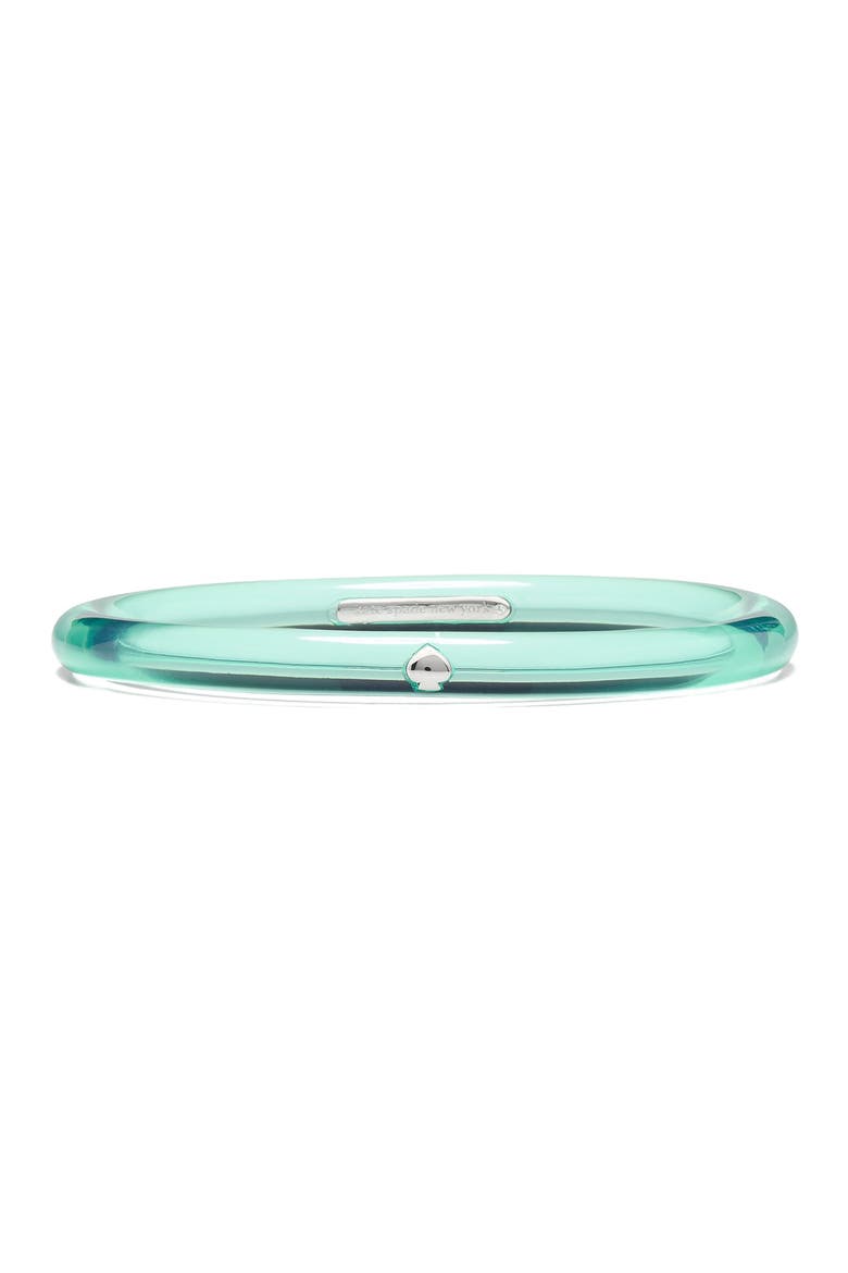 glow up thin bangle bracelet, Main, color, GREEN/ SILVER