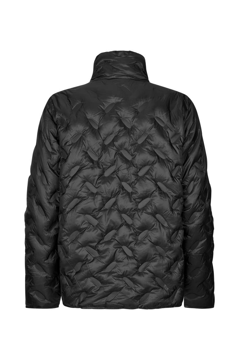 Quilted Puffer Coat, Alternate, color, Black