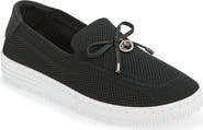 GLORIA VANDERBILT Annette Bow Charm Knit Slip-On Sneaker