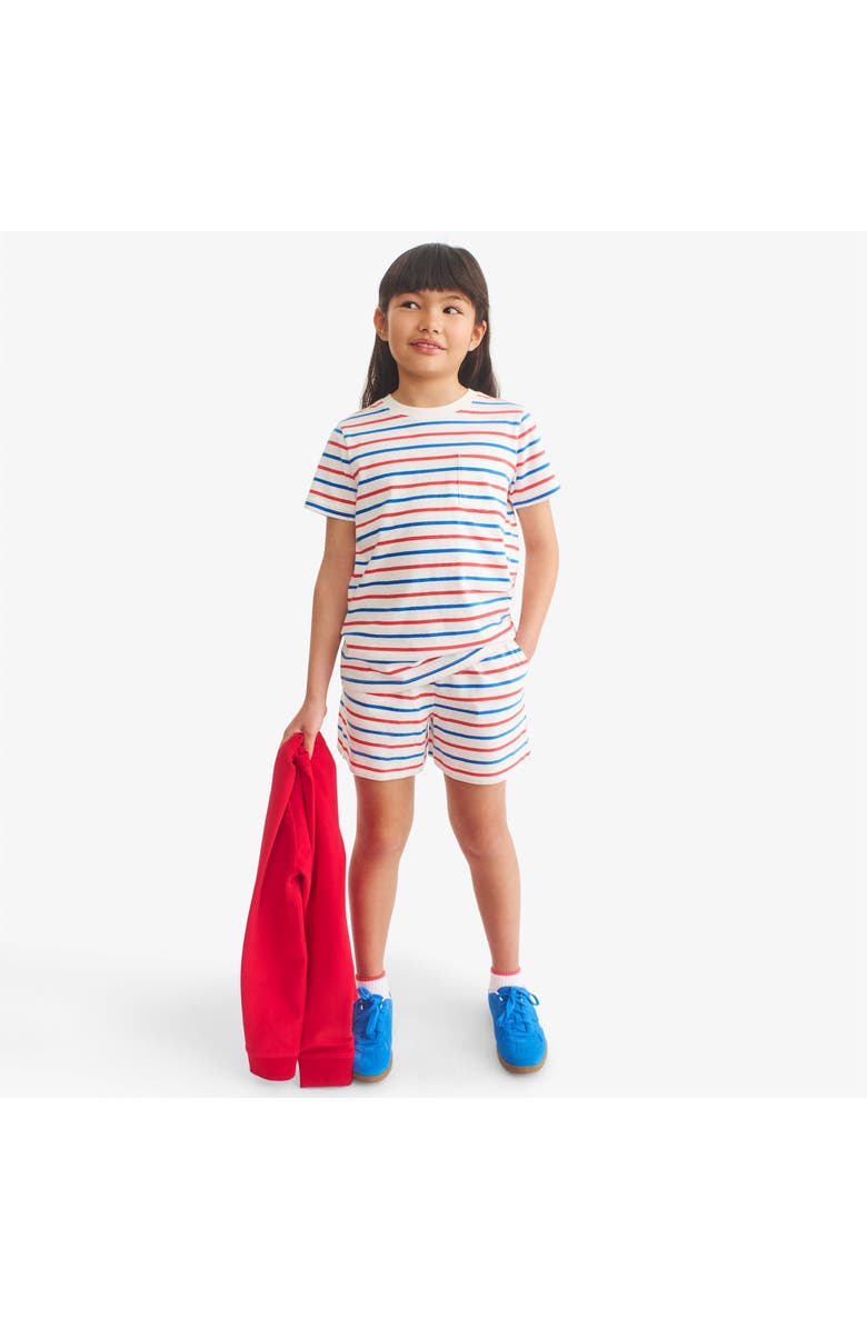 Primary Kids Pocket Tee In Blueberry Stripe, Alternate, color, Blueberry Strawberry Stripe