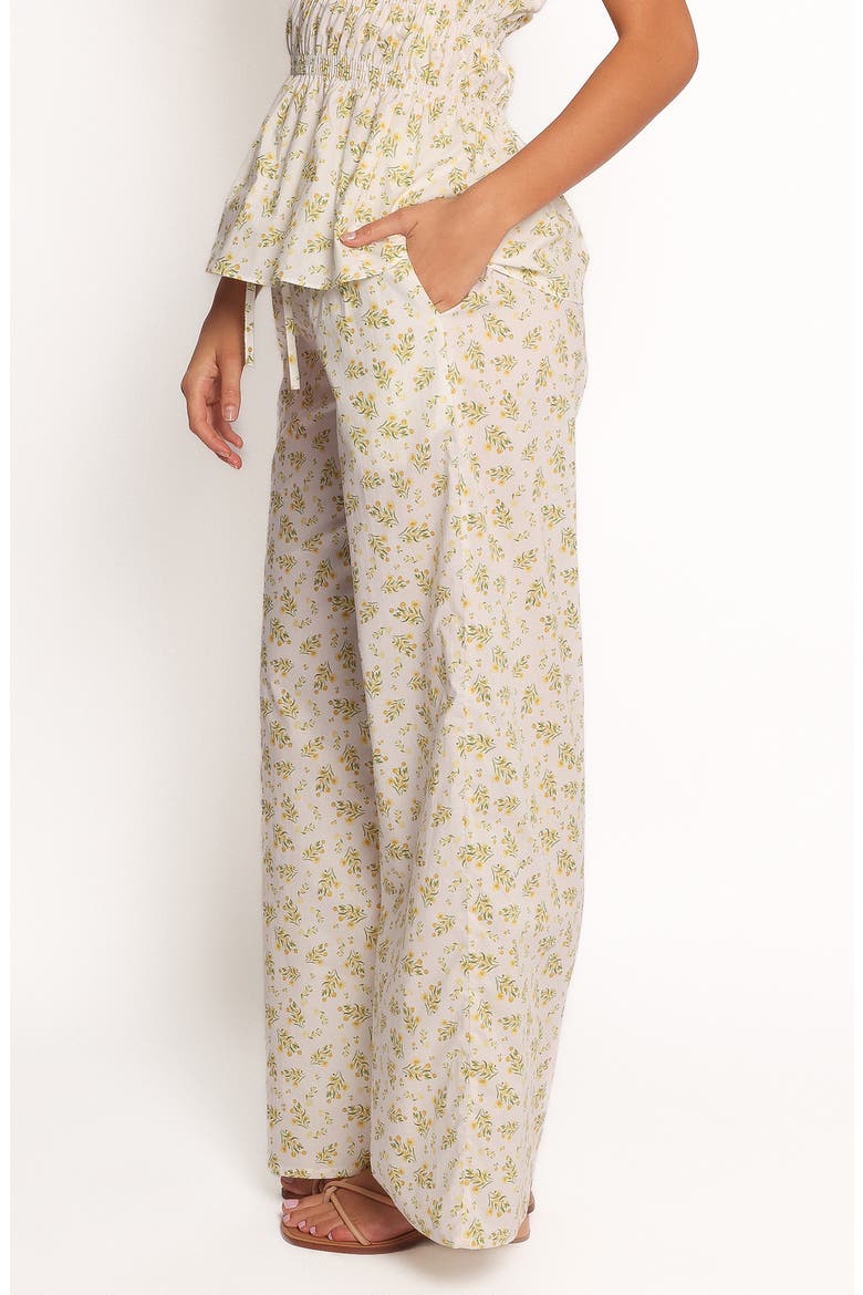 Ruthie Floral Drawstring Cotton Pants, Alternate, color, DITSY FLORAL