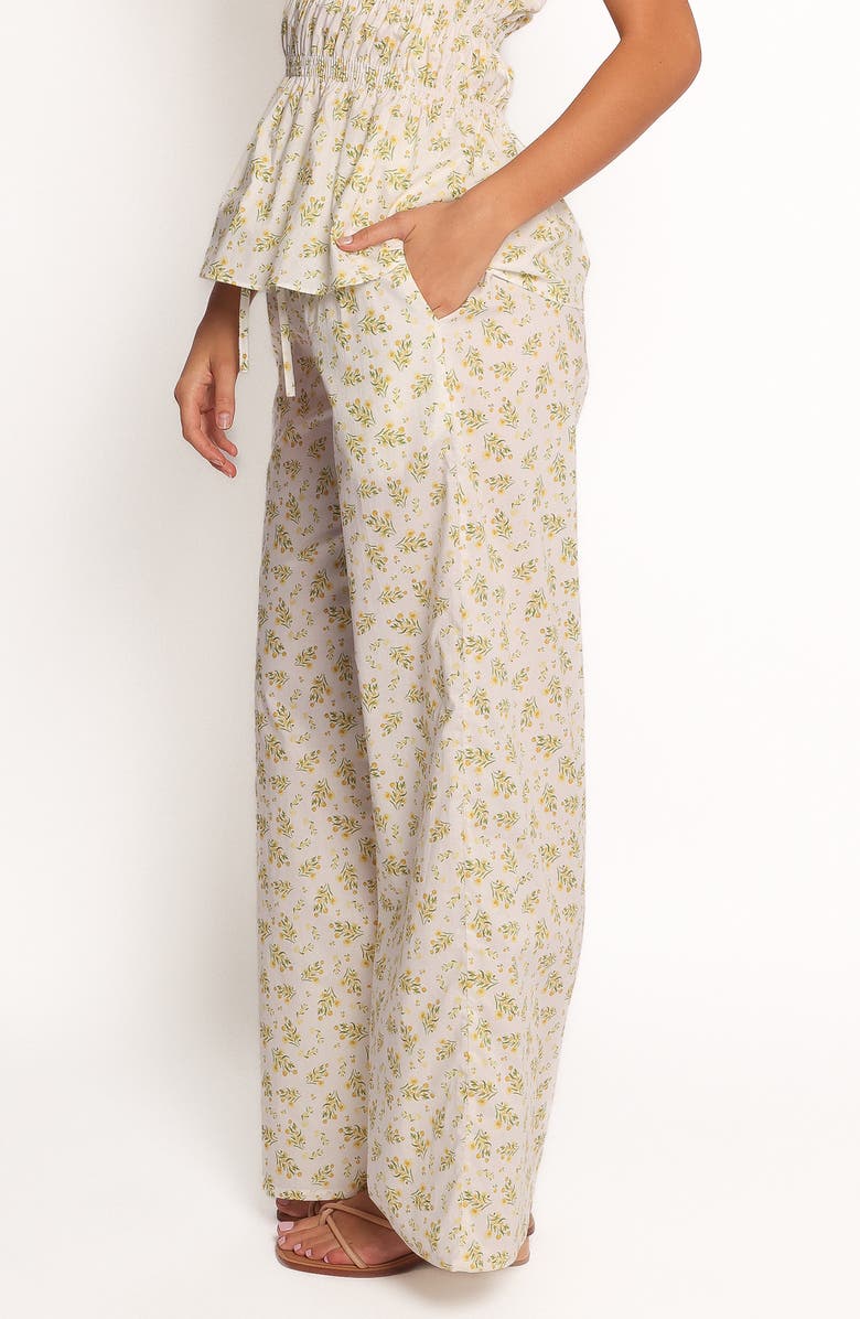 Petal & Pup Ruthie Floral Drawstring Cotton Pants, Alternate, color, Ditsy Floral