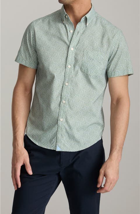 Ivers Short Sleeve Performance Button-Down Shirt
