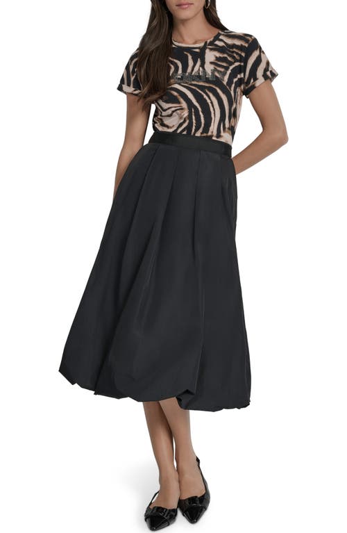 Dkny Woven A-line Bubble Skirt In Multi