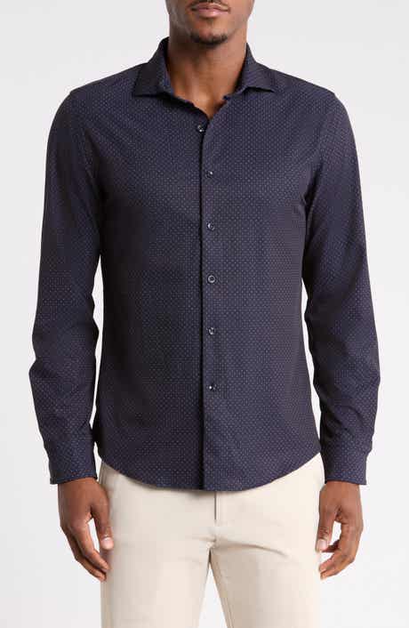 Floral Dressy Tech Button-Up Shirt