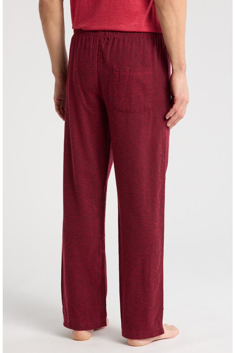 Citified Flannel Pajama Pants, Alternate, color, CABERNET NAVY TRIM