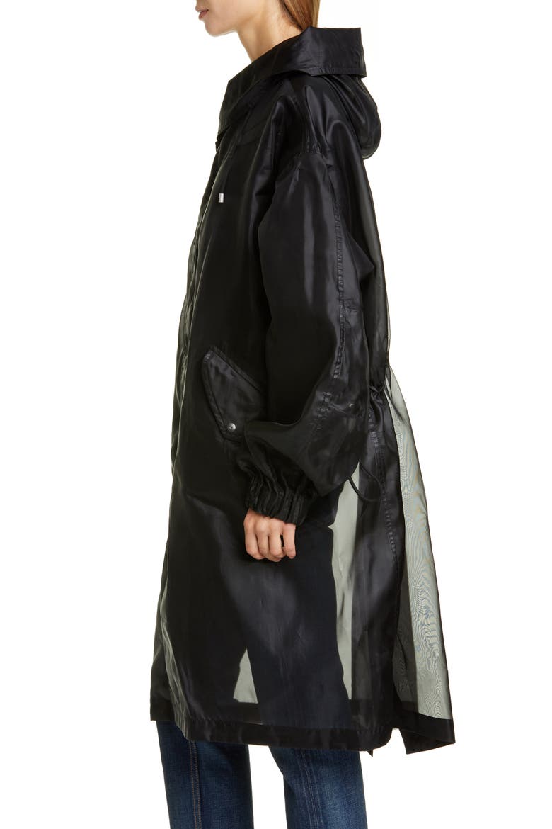Tech Organdy Jacket, Alternate, color, BLACK