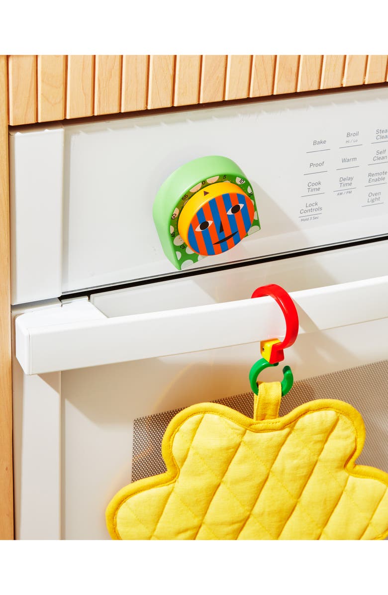 Areaware Everybody Kitchen Timer, Alternate, color, Green Multi