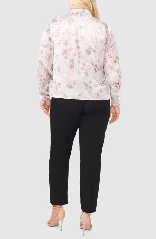 HALOGEN HALOGEN® SATIN BUTTON-UP SHIRT