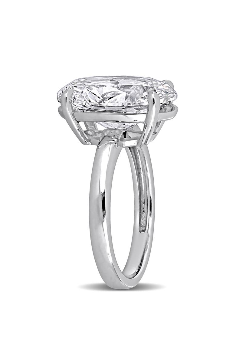 Julianna B. 7 CTW Lab-Grown Diamond Oval Solitaire Ring 14k, Alternate, color, White Gold