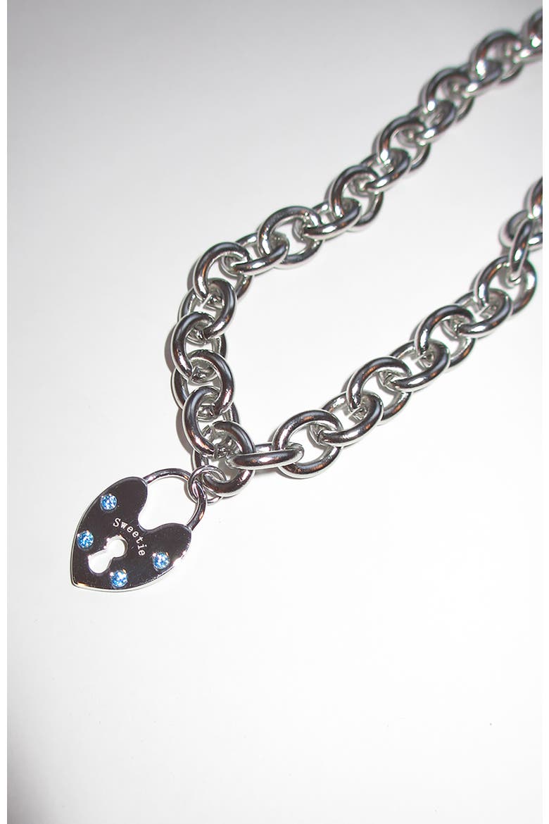 Sweetie Heart Chain, Main, color, Silver