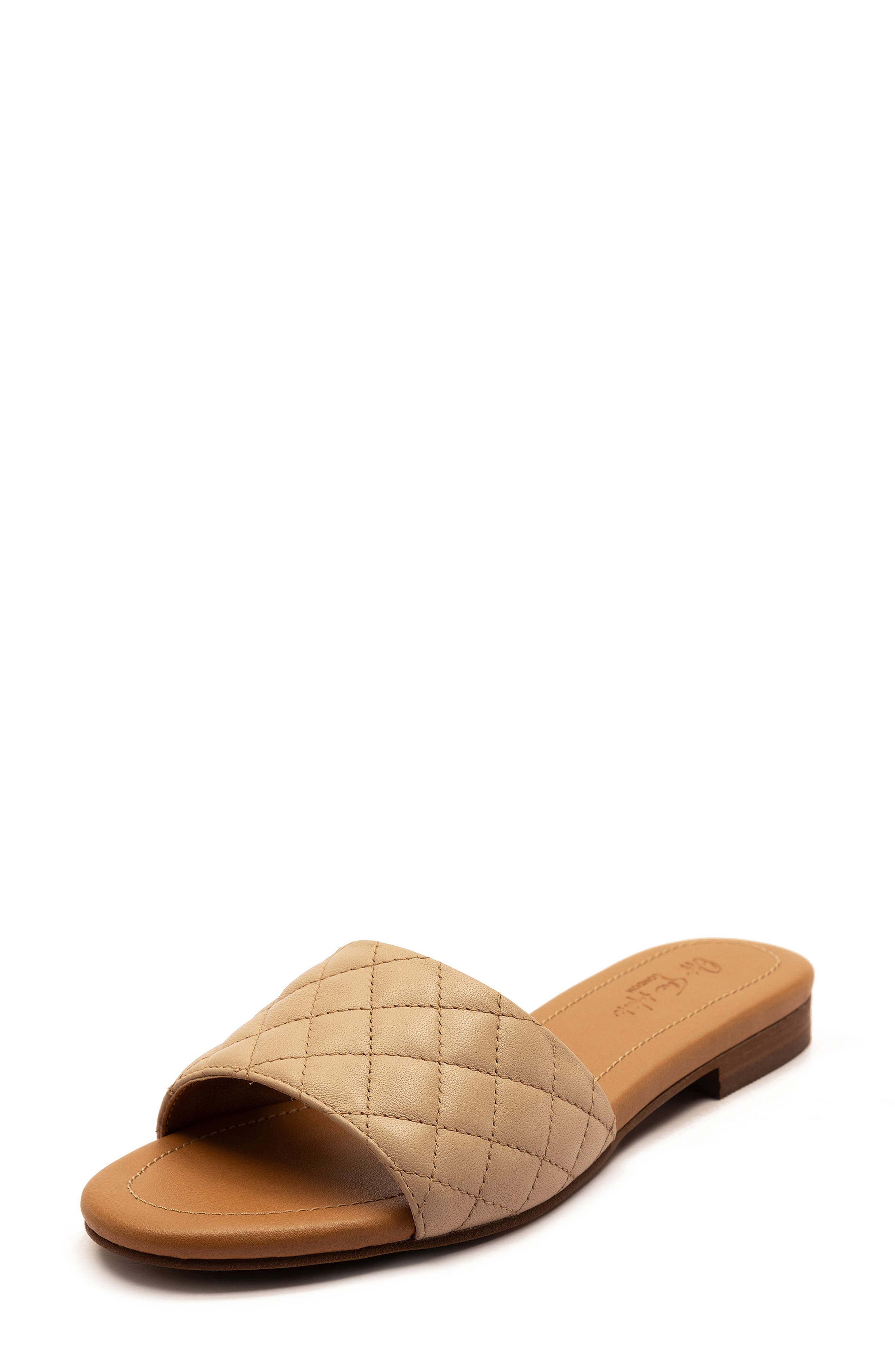 OFF THE HOOK LONDON Kingsway Diamond Quilted Sandal, Alternate, color, 
