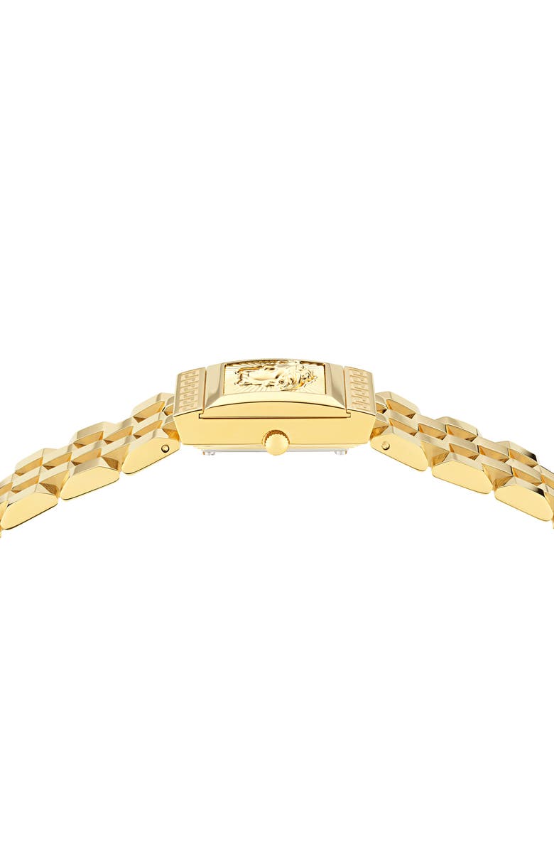 Versace Reveal Bracelet Watch, 18mm x 25mm, Alternate, color, Ip Yellow Gold