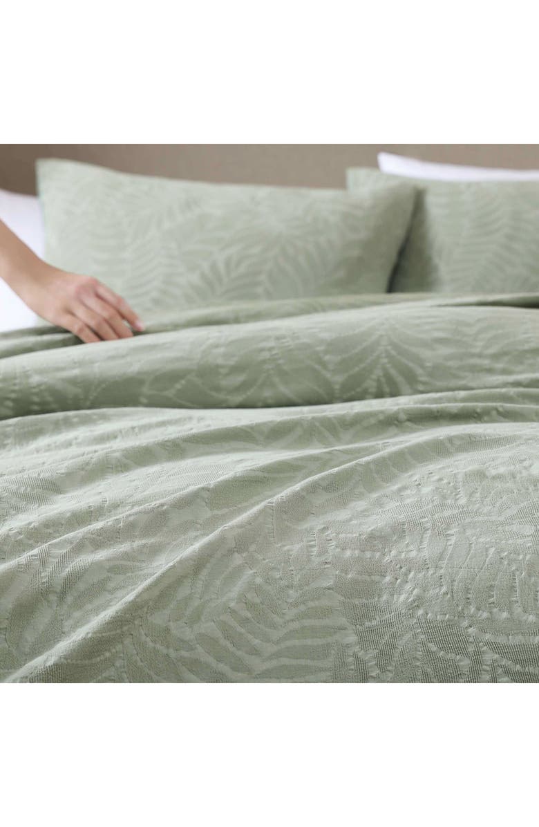 Tommy Bahama Harbor Palm Cotton Comforter Set, Alternate, color, Green