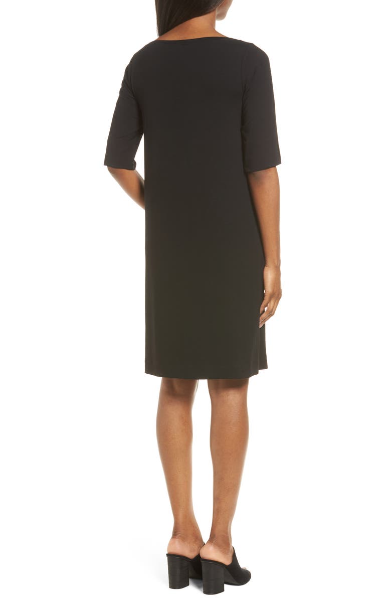 Eileen Fisher Jersey Shift Dress, Alternate, color,
